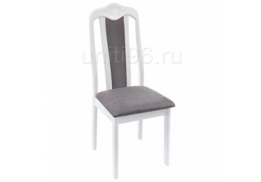 Стул деревянный  Aron Soft white-Light grey