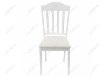 Стул деревянный  Midea White