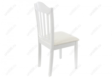 Стул деревянный  Midea White