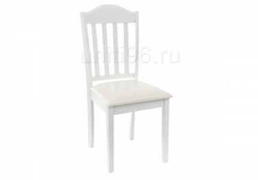 Стул деревянный  Midea White