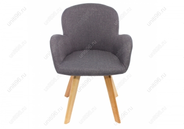 Стул деревянный  Asia Wooden legs-Grey fabric