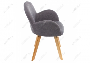 Стул деревянный  Asia Wooden legs-Grey fabric
