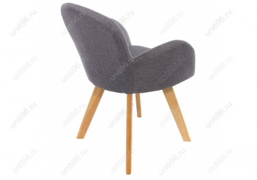Стул деревянный  Asia Wooden legs-Grey fabric