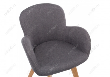Стул деревянный  Asia Wooden legs-Grey fabric