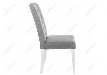 Стул деревянный  Menson White-Fabric pebble