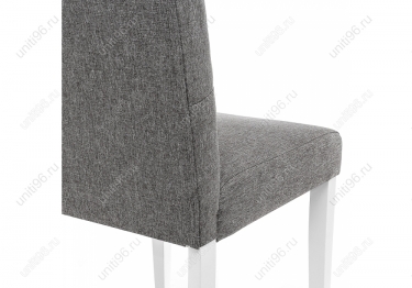 Стул деревянный  Menson White-Fabric pebble