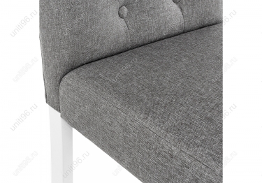 Стул деревянный  Menson White-Fabric pebble
