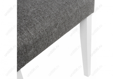 Стул деревянный  Menson White-Fabric pebble