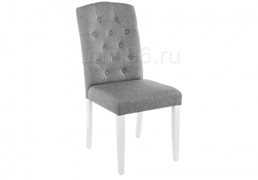 Стул деревянный  Menson White-Fabric pebble