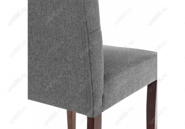 Стул деревянный  Menson Dark walnut-Fabric grey