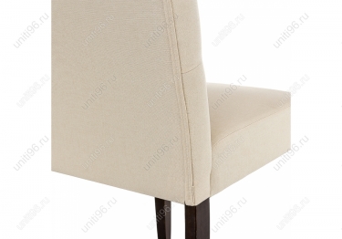 Стул деревянный  Menson Dark walnut-Fabric cream