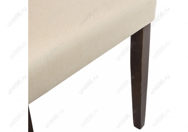 Стул деревянный  Menson Dark walnut-Fabric cream