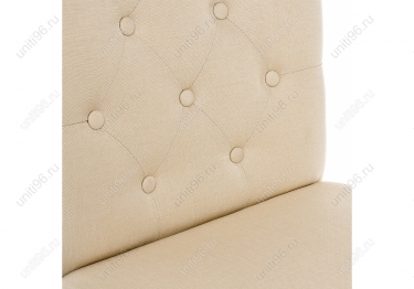 Стул деревянный  Menson White-Fabric сream