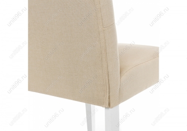 Стул деревянный  Menson White-Fabric сream