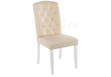 Стул деревянный  Menson White-Fabric сream