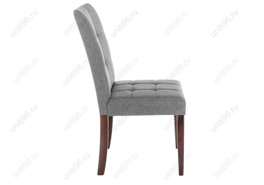 Стул деревянный  Madina Dark walnut-Fabric grey