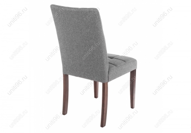 Стул деревянный  Madina Dark walnut-Fabric grey