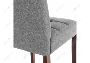 Стул деревянный  Madina Dark walnut-Fabric grey