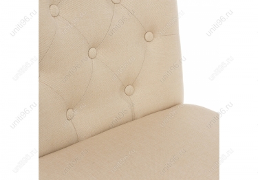 Стул обеденный  Amelia White-Fabric cream