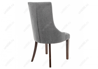 Стул деревянный  Elegance Dark walnut-Fabric grey