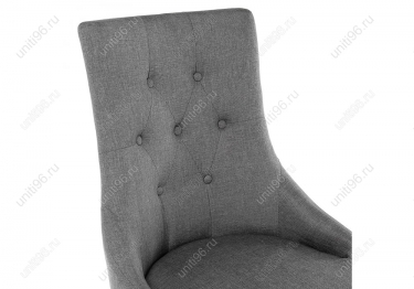 Стул деревянный  Elegance Dark walnut-Fabric grey
