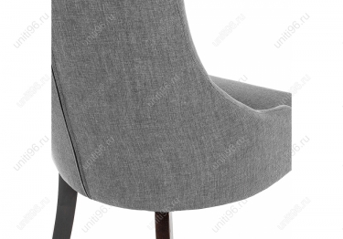Стул деревянный  Elegance Dark walnut-Fabric grey