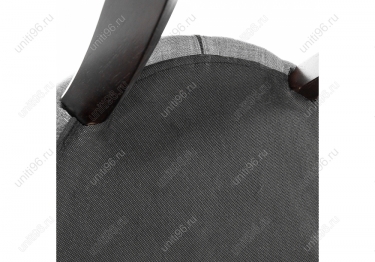 Стул деревянный  Elegance Dark walnut-Fabric grey
