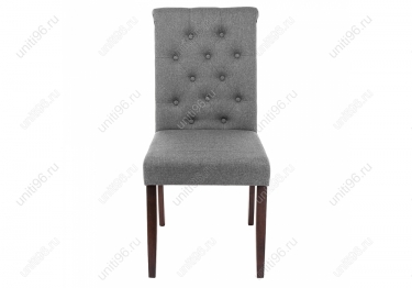 Стул обеденный  Amelia Dark walnut-Fabric grey