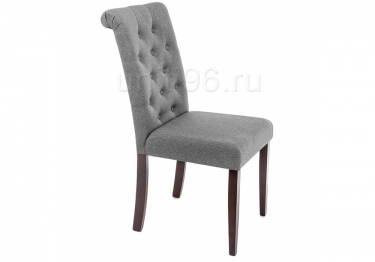 Стул обеденный  Amelia Dark walnut-Fabric grey
