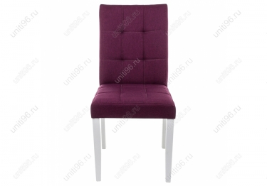 Стул деревянный  Madina White-Fabric purple