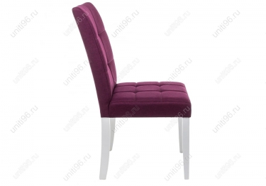 Стул деревянный  Madina White-Fabric purple