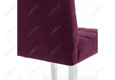 Стул деревянный  Madina White-Fabric purple