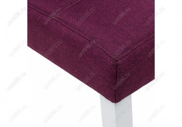 Стул деревянный  Madina White-Fabric purple