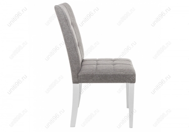 Стул деревянный  Madina White-Fabric pebble