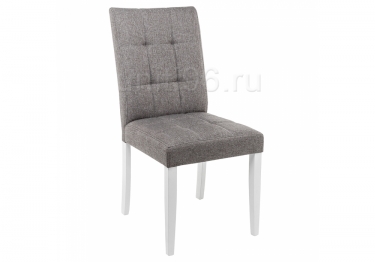 Стул деревянный  Madina White-Fabric pebble