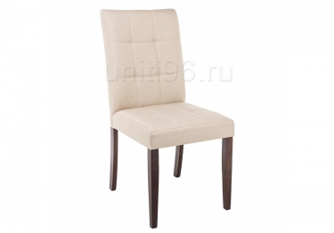 Стул деревянный  Madina Dark walnut-Fabric cream