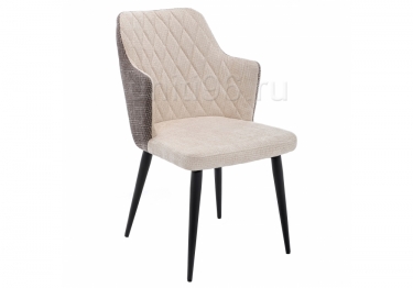 Стул  Velen Dark brown-Beige fabric