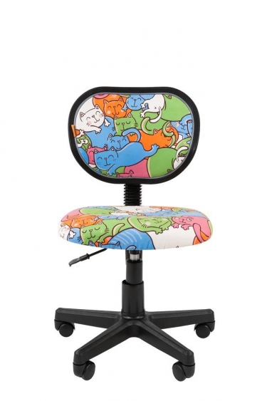 Детское кресло CHAIRMAN KIDS 106 Black Котики