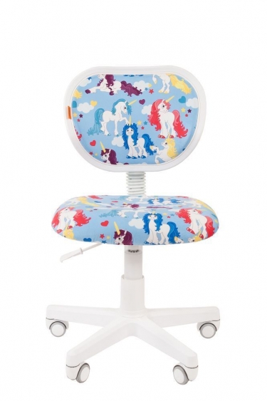 Детское кресло CHAIRMAN KIDS 106 White Единороги