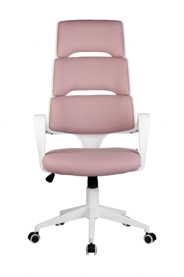 Кресло оператора Riva Chair Sakura белый пластик Розовый