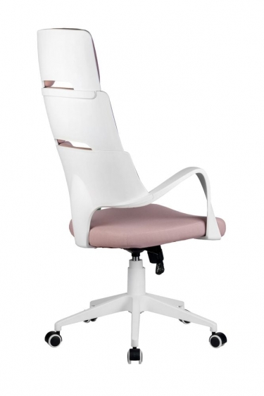 Кресло оператора Riva Chair Sakura белый пластик Розовый