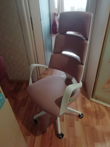 Кресло оператора Riva Chair Sakura белый пластик Розовый