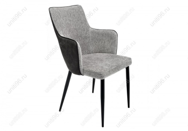 Стул  Benza Grey fabric-black