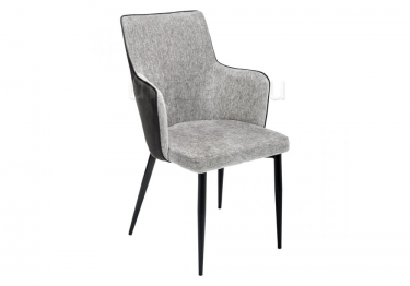 Стул  Benza Grey fabric-black