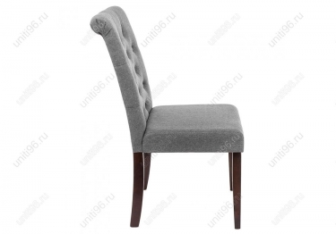 Стул  Amelia dark walnut/fabric grey