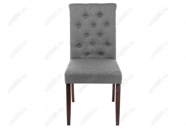 Стул  Amelia dark walnut/fabric grey