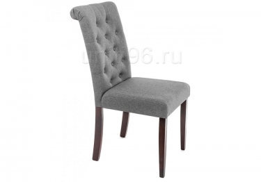 Стул  Amelia dark walnut/fabric grey