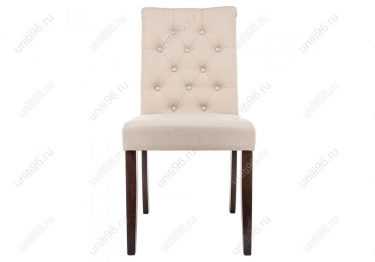 Стул  Amelia dark walnut/fabric cream