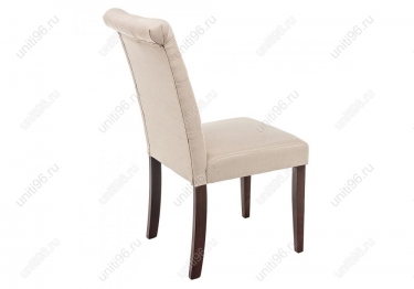 Стул  Amelia dark walnut/fabric cream