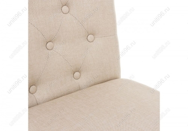 Стул  Amelia dark walnut/fabric cream